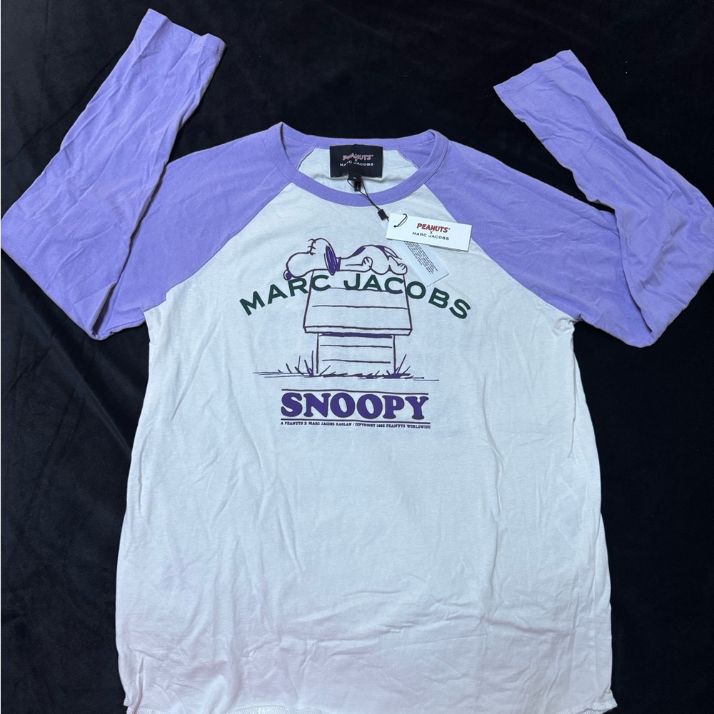 Marc Jacobs peanuts Raglan Tee (Unisex) NWT - Picture 4 of 7